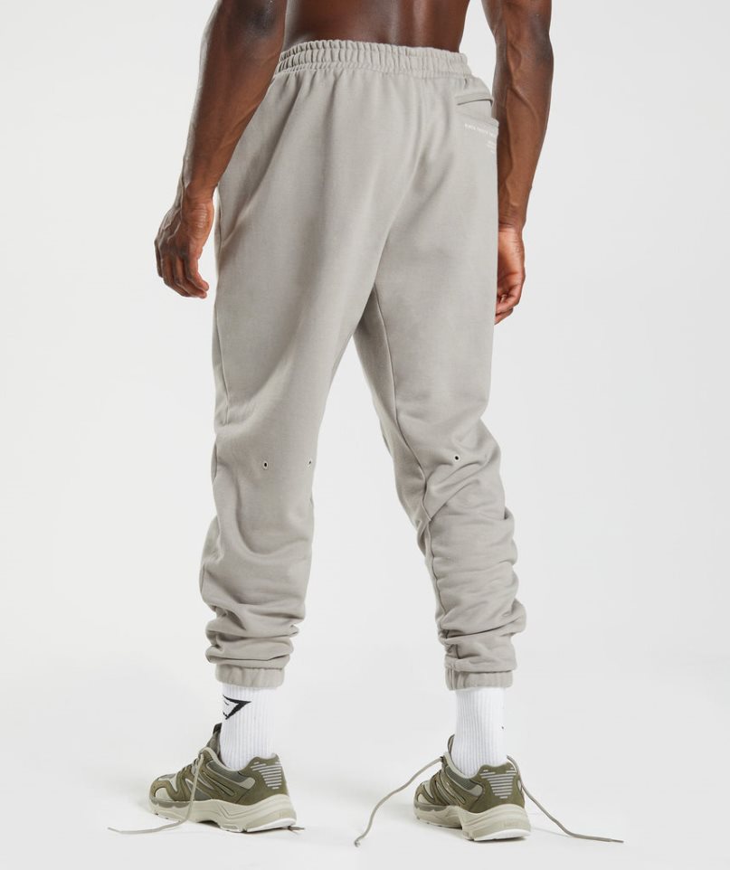 Pantalones Jogger Gymshark GS10 Year Hombre Grises Claro | MX 395YUO